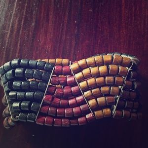 Handmade African beaded bracelet.